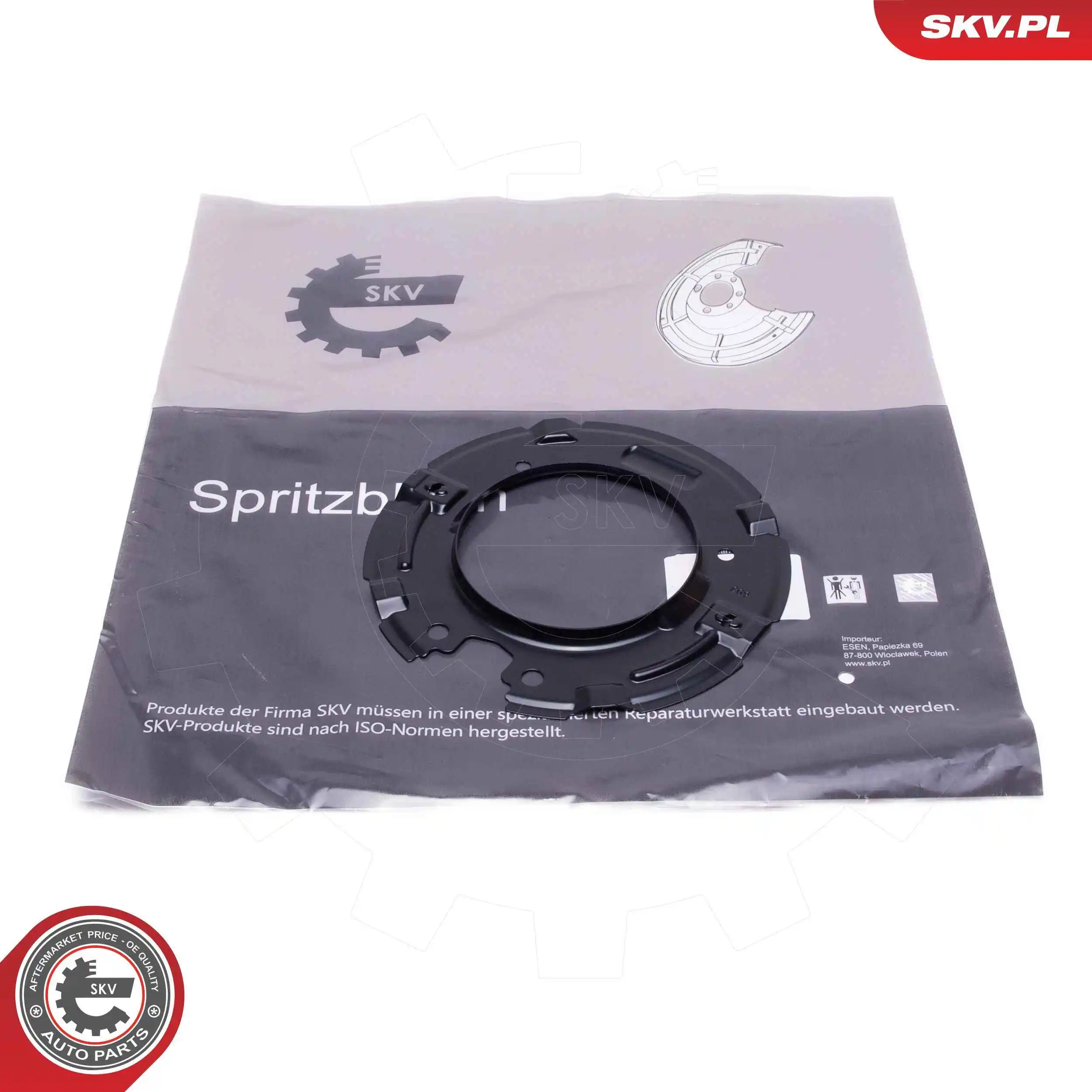 Splash Guard, brake disc